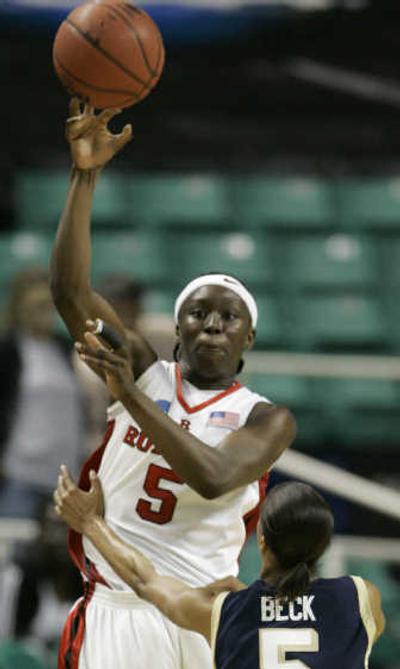 
Essence Carson scored 25 to lead Rutgers on Sunday.Associated Press
 (Associated Press / The Spokesman-Review)