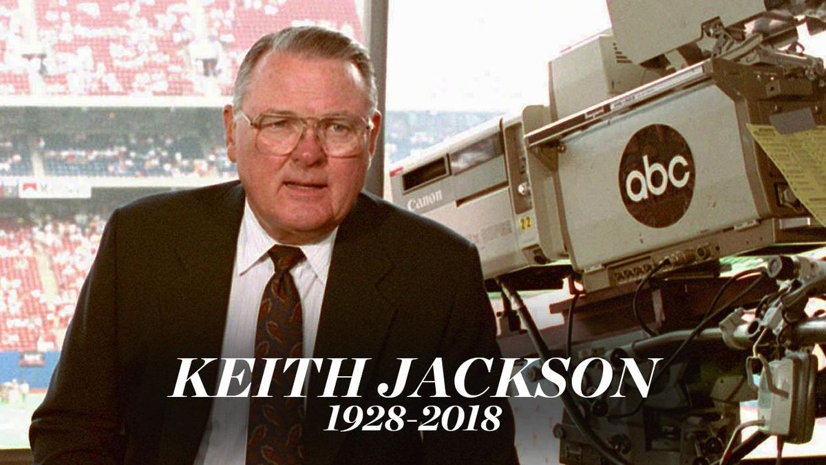 WSU graduate Keith Jackson legendary voice of college football dies at 89   The Spokesman-Review