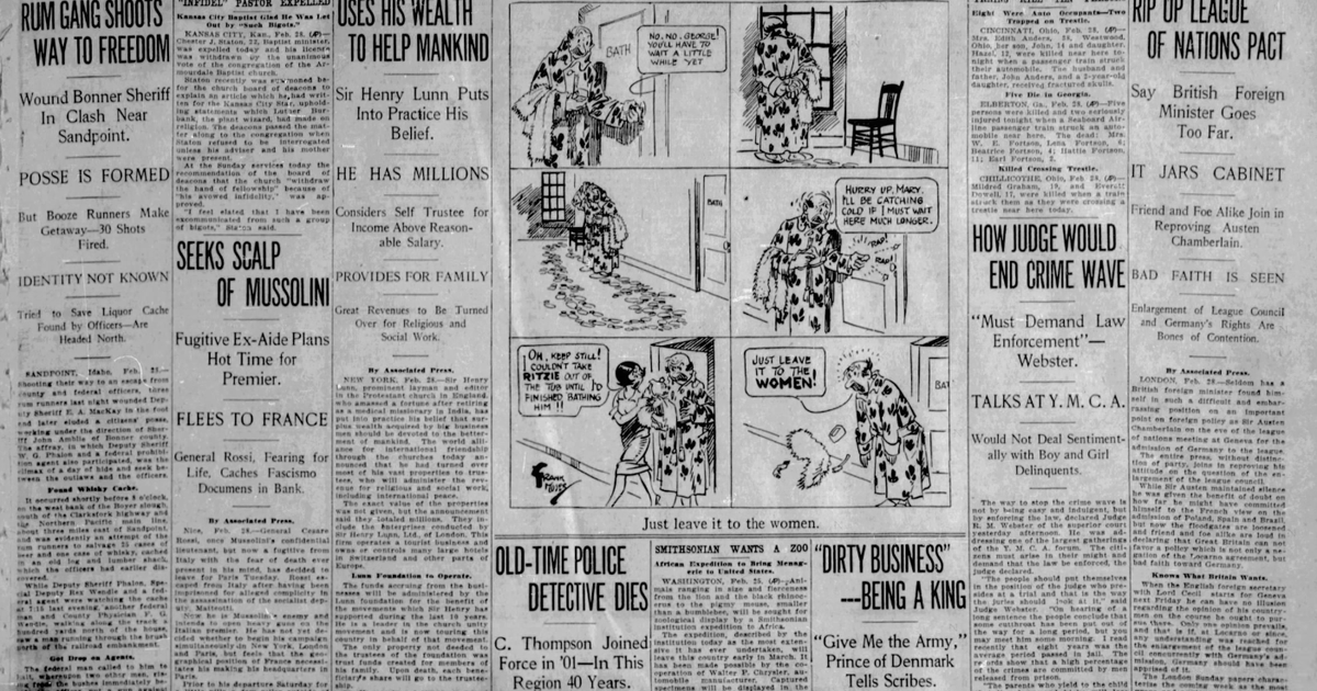 This day in history: Feds seized stuffed South American jaguar from Spokane store. ‘Rum gang’ wounded deputy in gun battle