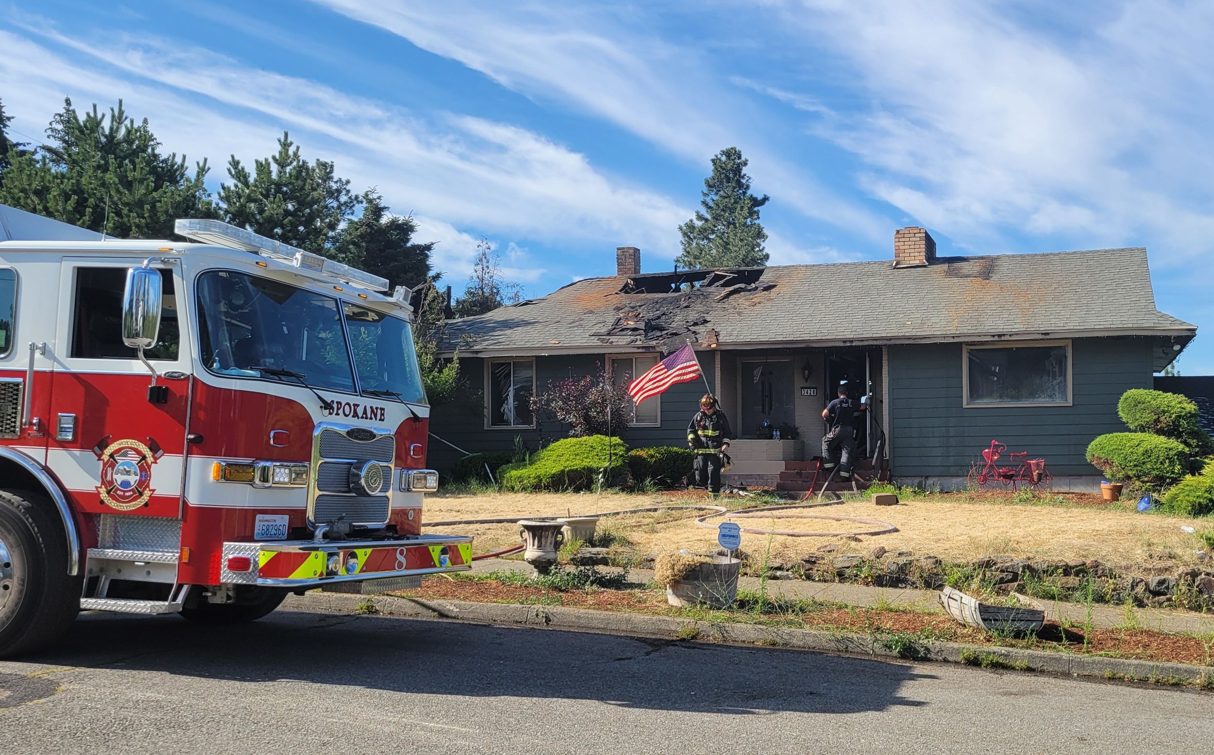 Home In West Spokane Heavily Damaged By Fire | The Spokesman-Review