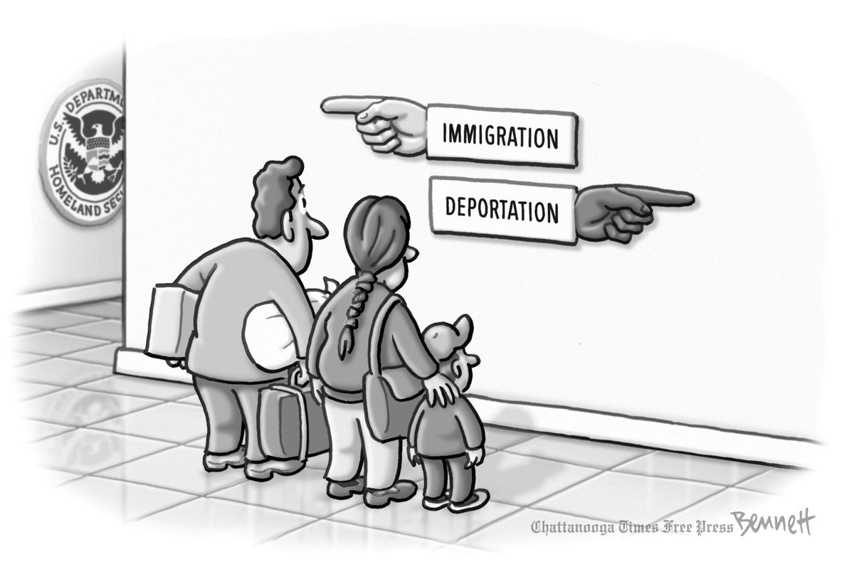 Clay Bennett cartoon  (Clay Bennett)