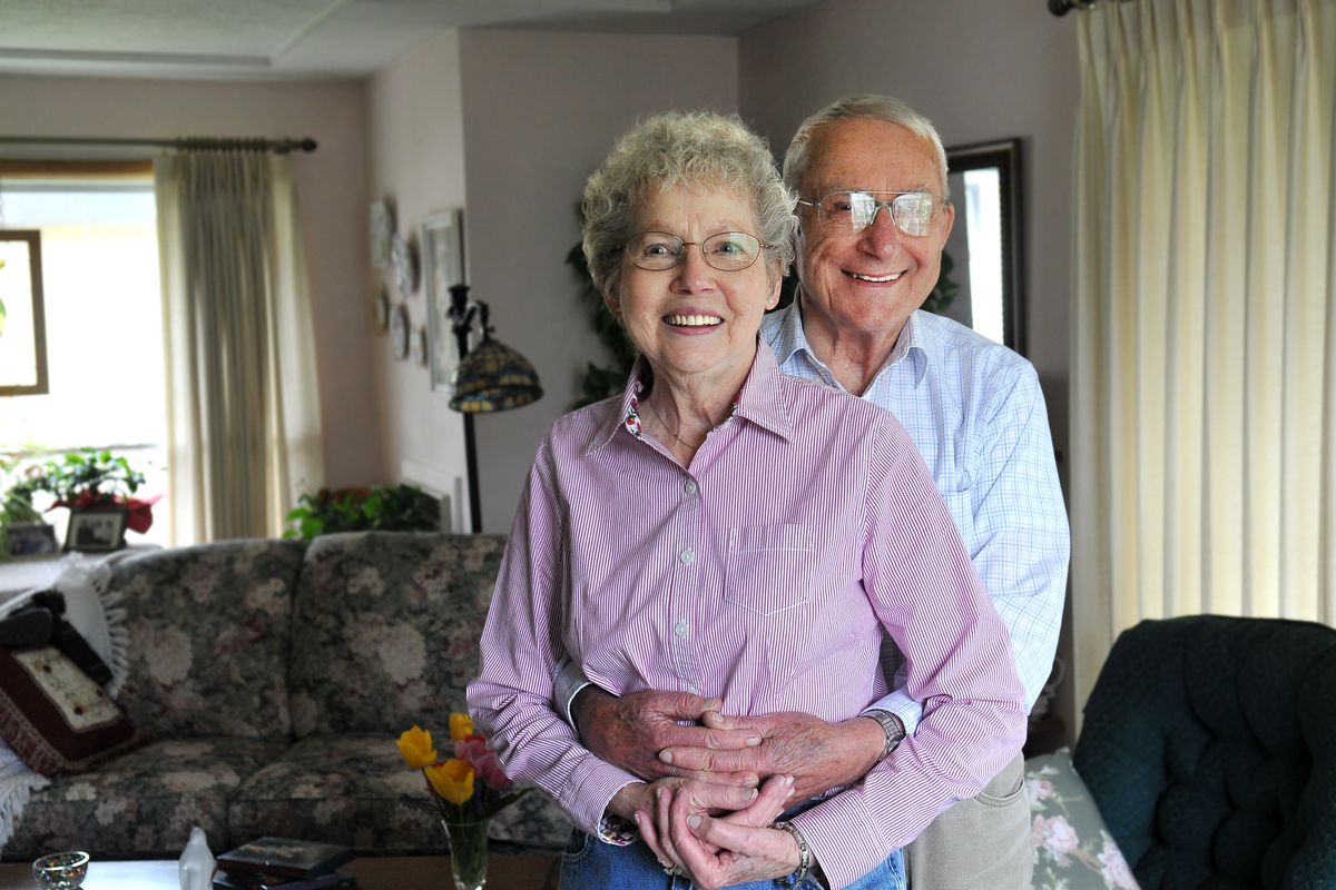 Mary and Roy Grayheck of Spokane have been married since 1946. They live in Hillyard in a house Roy built in the early 1950s. (Jesse Tinsley)