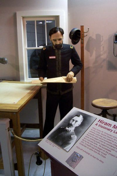 
The visitors center museum features exhibits on the locks' primary engineer, Hiram M. Chittenden. 
 (Photos courtesy of Reed Parsell / The Spokesman-Review)