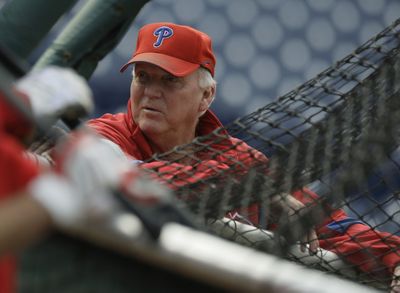 Phillies manager Charlie Manuel is known for his candor and affable attitude toward everyone.  (Associated Press / The Spokesman-Review)