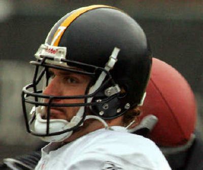
Steelers QB Ben Roethlisberger averaged 8.9 yards per pass attempt, best in the NFL. 
 (Associated Press / The Spokesman-Review)