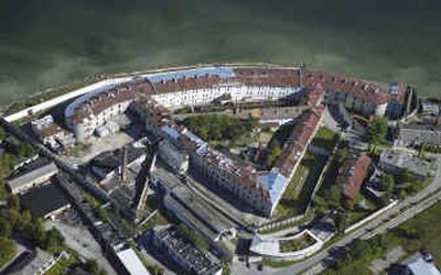 
An aerial view of Paterei Prison in Tallinn, Estonia, is seen in this July 2003 file photo. There is a significant contrast between this prison and the clean, tidy institutions in the EU-member Nordics a short flight across the Baltic Sea. 
 (Associated Press / The Spokesman-Review)