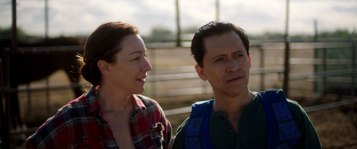 Molly Parker and Clifton Collins Jr. in director Clint Bentley’s “Jockey.”  (Adolpho Veloso/Sony Pictures Classics)