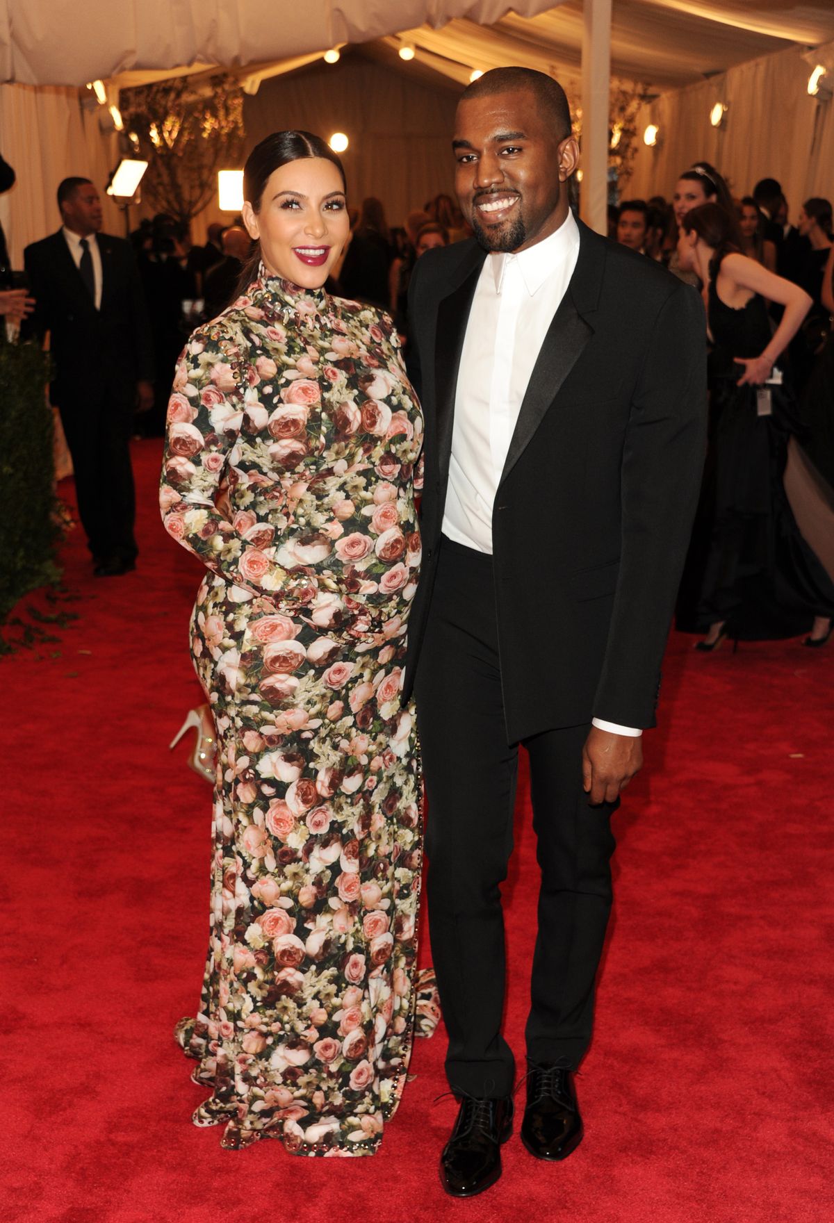 FILE - In this May 6, 2013 file photo, Kim Kardashian and Kanye West attend The Metropolitan Museum of Art