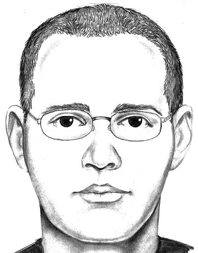Police sketch of “person of interest” (The Spokesman-Review)