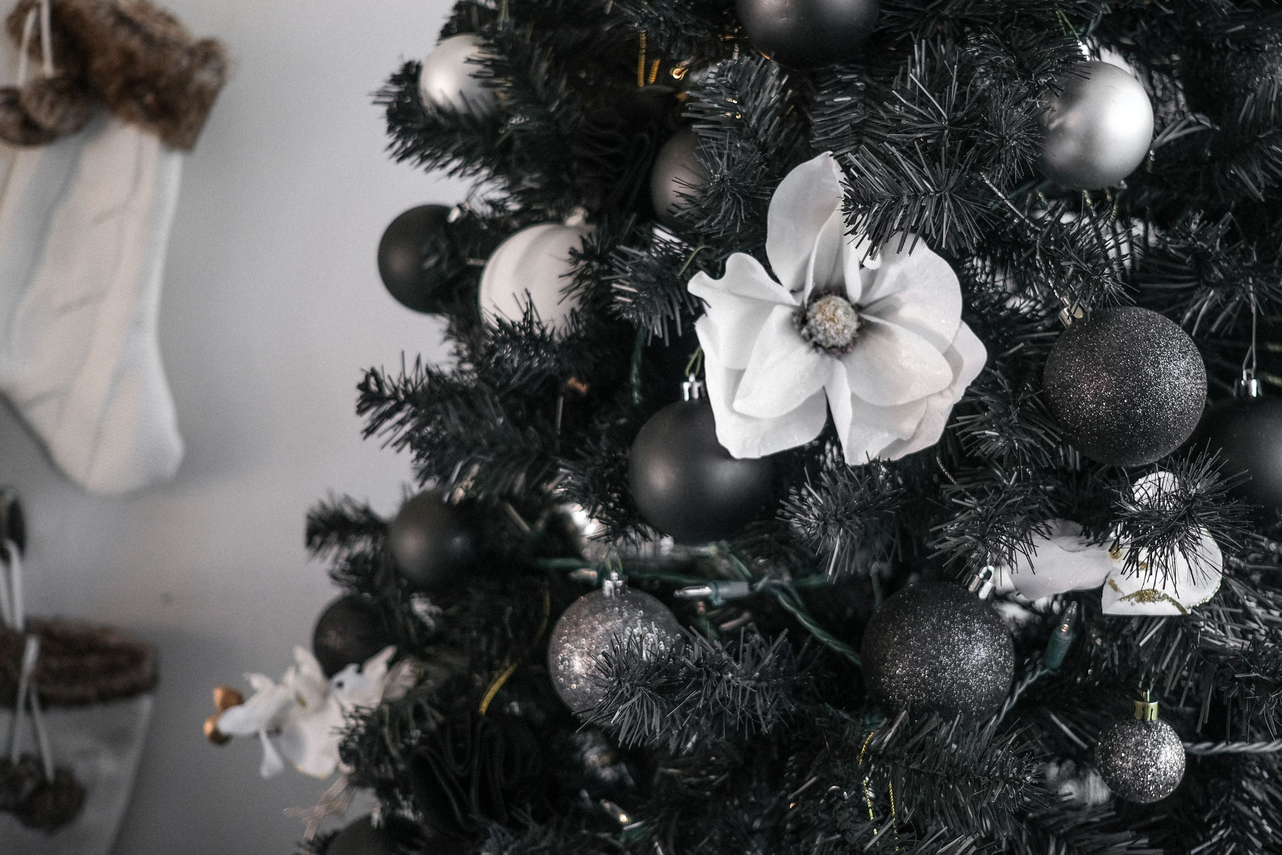 Black Christmas trees: A symbol of 2020 angst or a reﬁned choice
