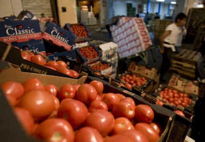 
Tomatoes sit for sale in the Central de Abastos market in Mexico City Thursday. Associated Press
 (Associated Press / The Spokesman-Review)