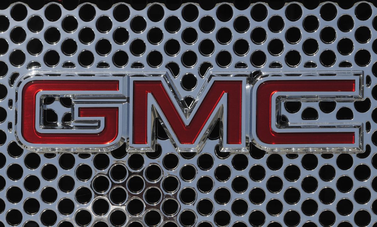 GMC nameplates still shine at George Gee Buick Pontiac GMC  in Liberty Lake. (Jesse Tinsley / The Spokesman-Review)