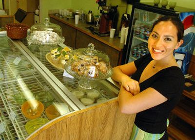
Colomba Aguilan, above, and her sister, Liliana Vernon, have opened Cafe Carambola in Harbor Center on Northwest Boulevard in Coeur d'Alene. 
 (Jesse Tinsley / The Spokesman-Review)