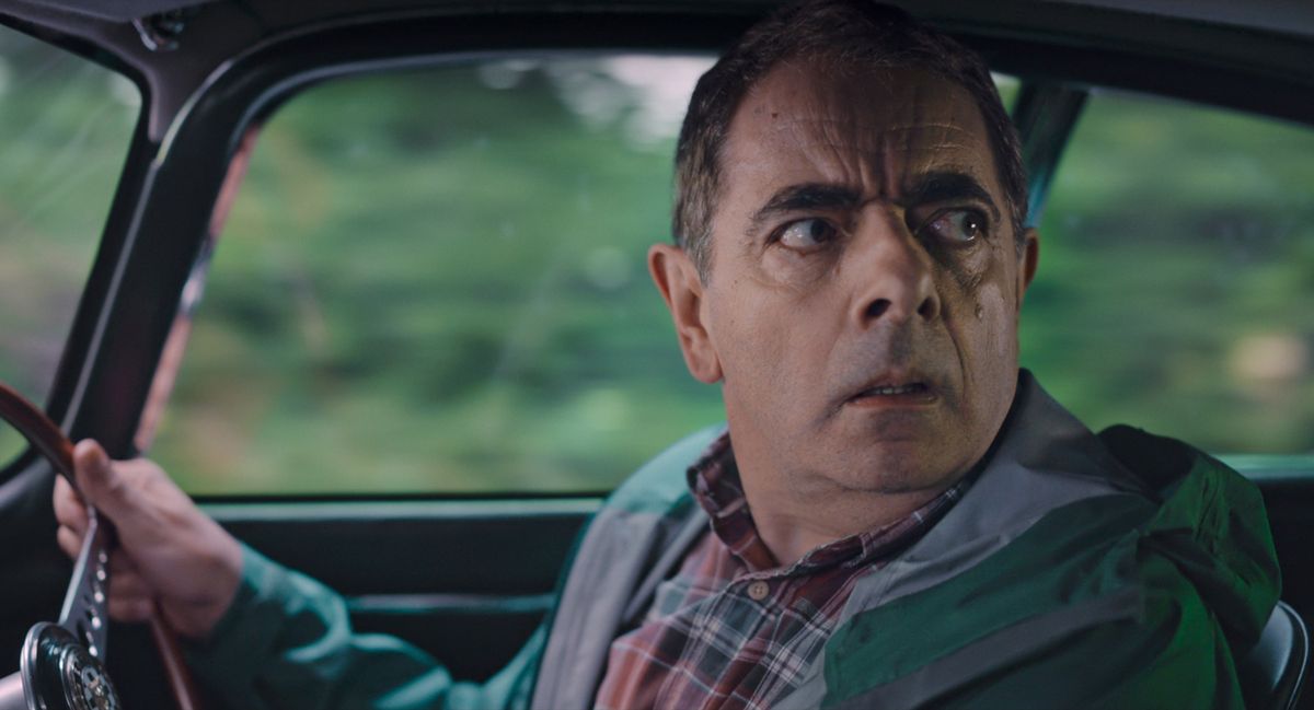 Rowan Atkinson returns to the physical comedy of "Mr. Bean" in "Man Vs Bee: Season 1.  (Netflix)