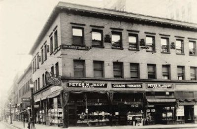 
P.M. Jacoy's, which opened in 1903, was one of 16 cigar shops that sat along Sprague Avenue in 1910. 
 (File/ / The Spokesman-Review)