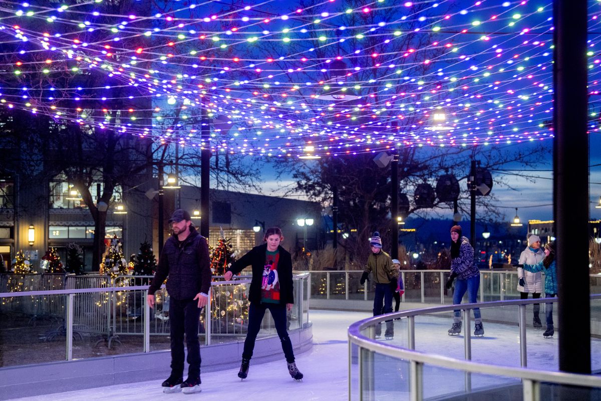 Holiday lights in downtown Spokane Dec. 27, 2019 The SpokesmanReview