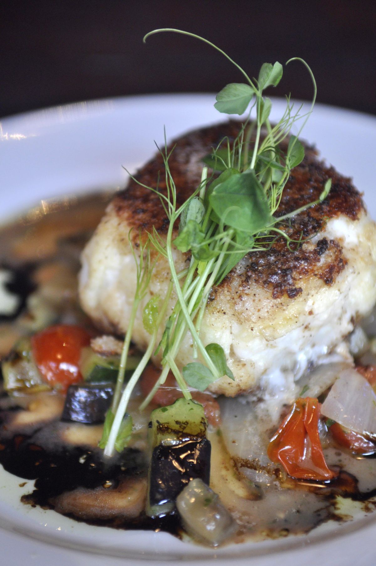 Halibut from Bluebird in Coeur d’Alene. (Adriana Janovich / The Spokesman-Review)