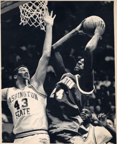 Then: Brian Paine averaged 6.4 points and 3.3 rebounds per game in his career at Washington State.   (Archive photo / The Spokesman-Review)