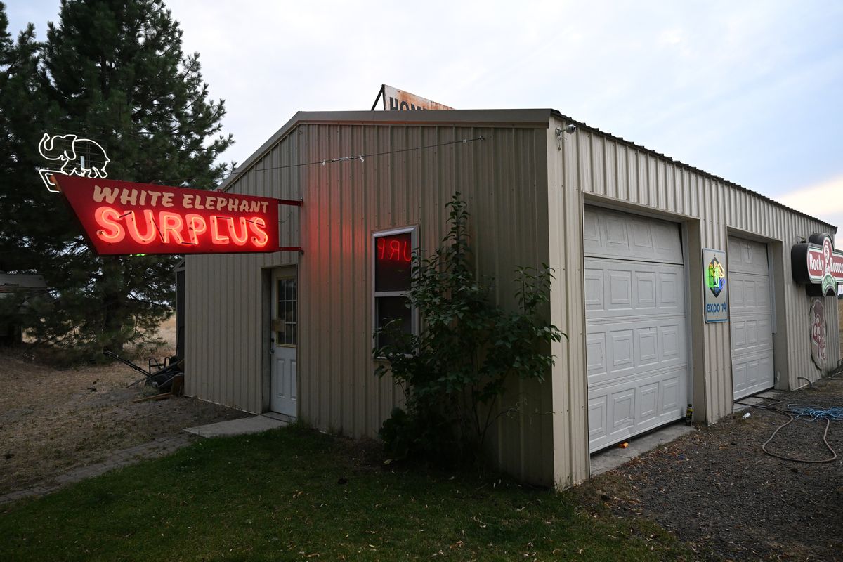 Spokane's iconic neon signs being saved in Bovey Boneyard Aug. 8