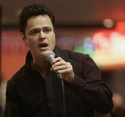 
Now 47, Donny Osmond says he's found his niche as a songwriter. Osmond and his sister, Marie, hosted their variety show from 1976-78.
 (Associated Press photos / The Spokesman-Review)