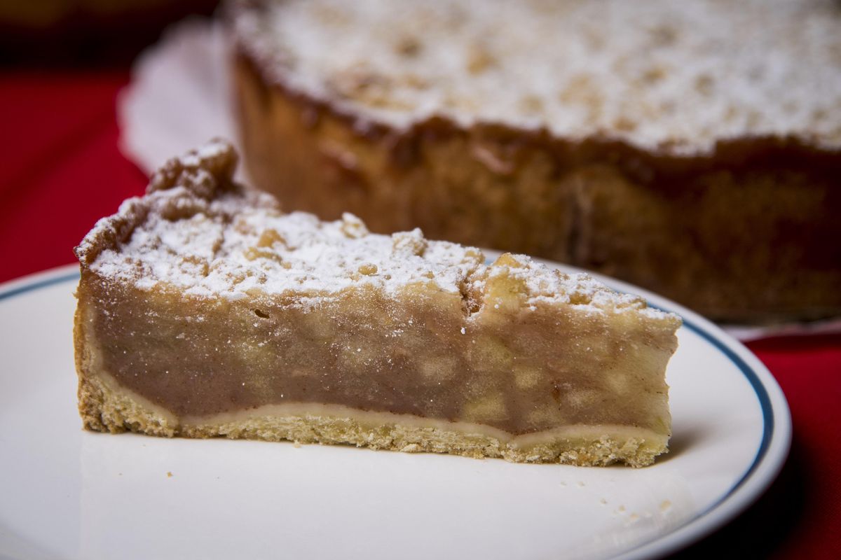 This is the apple tart from Just American Desserts. (Colin Mulvany / The Spokesman-Review)