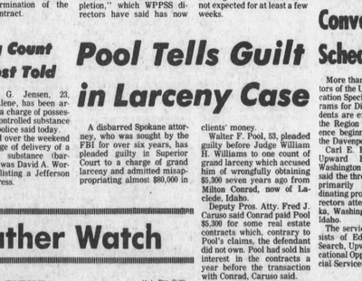 A disbarred Spokane attorney was found in Alaska after he had been on the lam for six years.  (Spokane Daily Chronicle Archives)