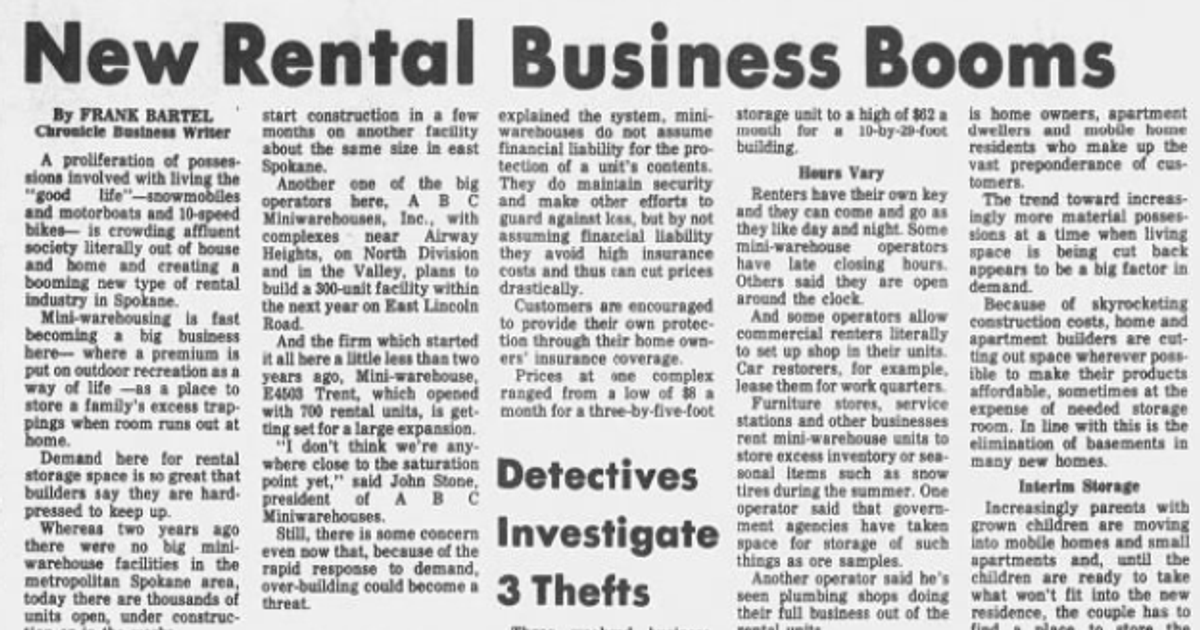 This day in history: A booming new kind of business and a mysterious bang were making headlines