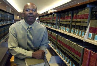 Ken Williams is putting in time at the GU law library while seeking high court review of the case of Frances Newton.
(Christopher Anderson/ / The Spokesman-Review)