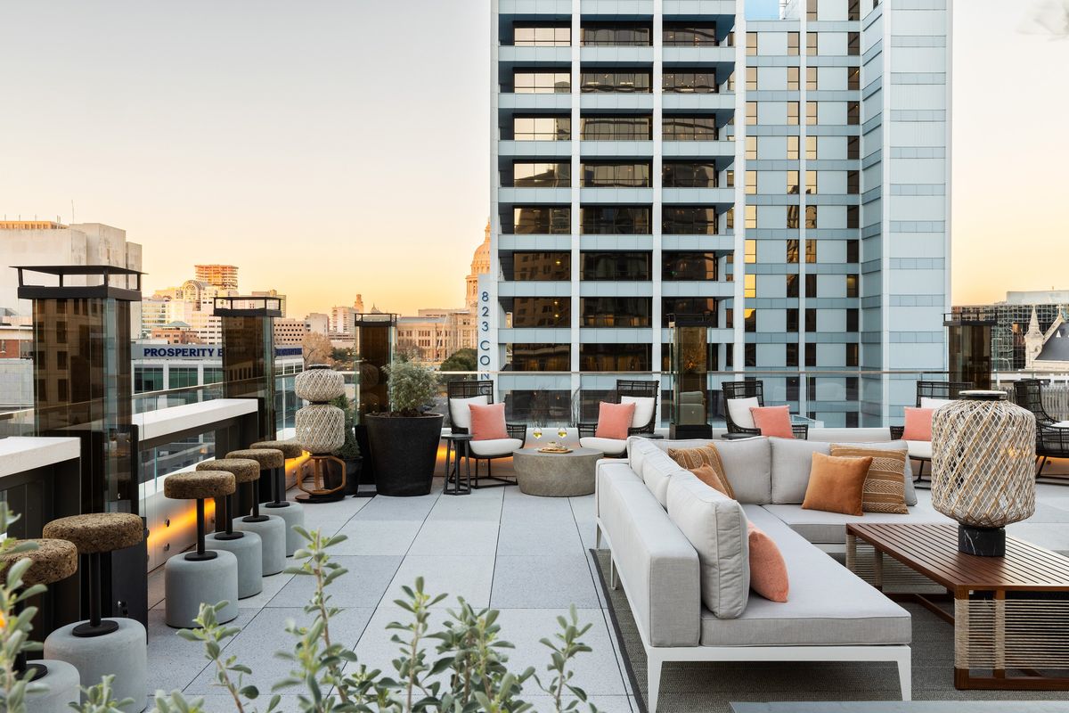 The 5th floor terrace bar at Hyatt Centric Hotel is perfect for an after dinner nightcap. (Pam McLean Photography/TNS)  (Pam McLean Photography/Pam McLean Photography/TNS)