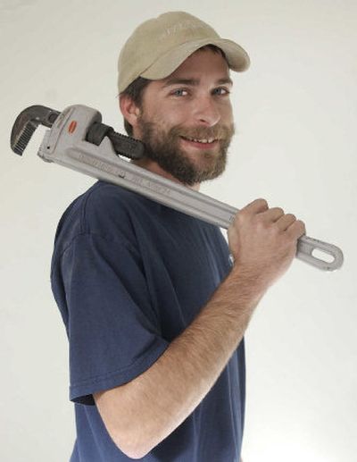 
Bill Roudebush of Spokane competed in Green Bay, Wis., for the title of Fastest Plumber in a national contest. Roudebush works for Sturm Heating Inc. 
 (Kathryn Stevens / The Spokesman-Review)