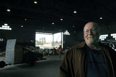 
Solid waste Director Roger Saterfiel is pictured at the station in Coeur d'Alene. 
 (Kathy Plonka / The Spokesman-Review)