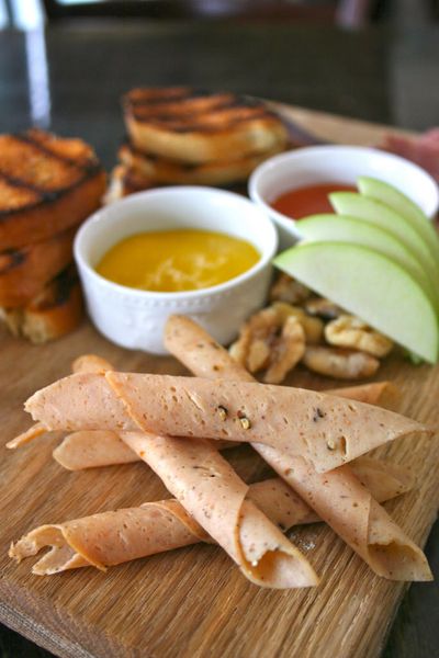 Chicken terrine is on the charcuterie plate at Sante Restaurant & Charcuterie. (Lorie Hutson)