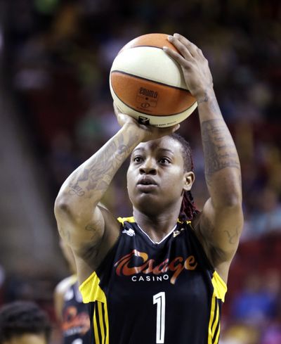 Tulsa Shock's Riquna Williams came off the bench and scored a game-high 26 points in an 86-59 victory over the Seattle Storm. (Associated Press)