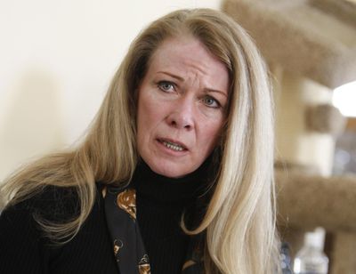In this March, 5, 2009, file photo, Vicki Marble, a Larimer County bail business owner, speaks during an interview in Loveland, Colo. (Jack Dempsey / Associated Press)