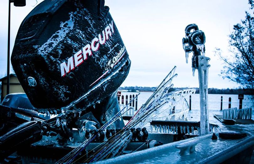 The aftermath of a chilly fishing morning on the Columbia River near Kennewick on Feb. 7, 2017. (Tony Warren)