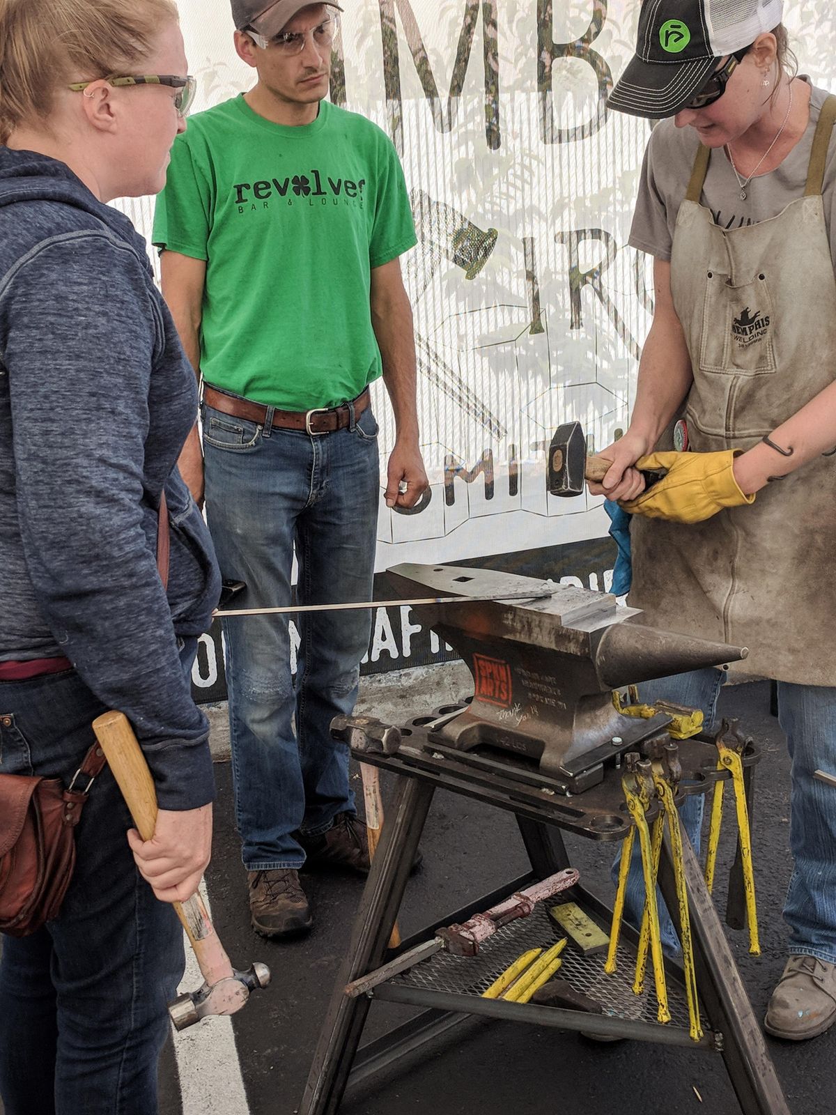 Blacksmithing at the Library with Columbia Fire & Iron – Spokane