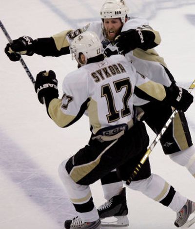 
Pittsburgh's Petr Sykora keeps the Penguins alive with game-winner. Associated Press
 (Associated Press / The Spokesman-Review)