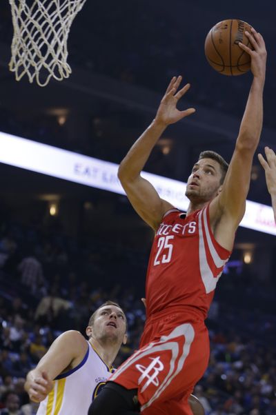 Chandler Parsons scored 23 points for the Rockets on Friday. (Associated Press)
