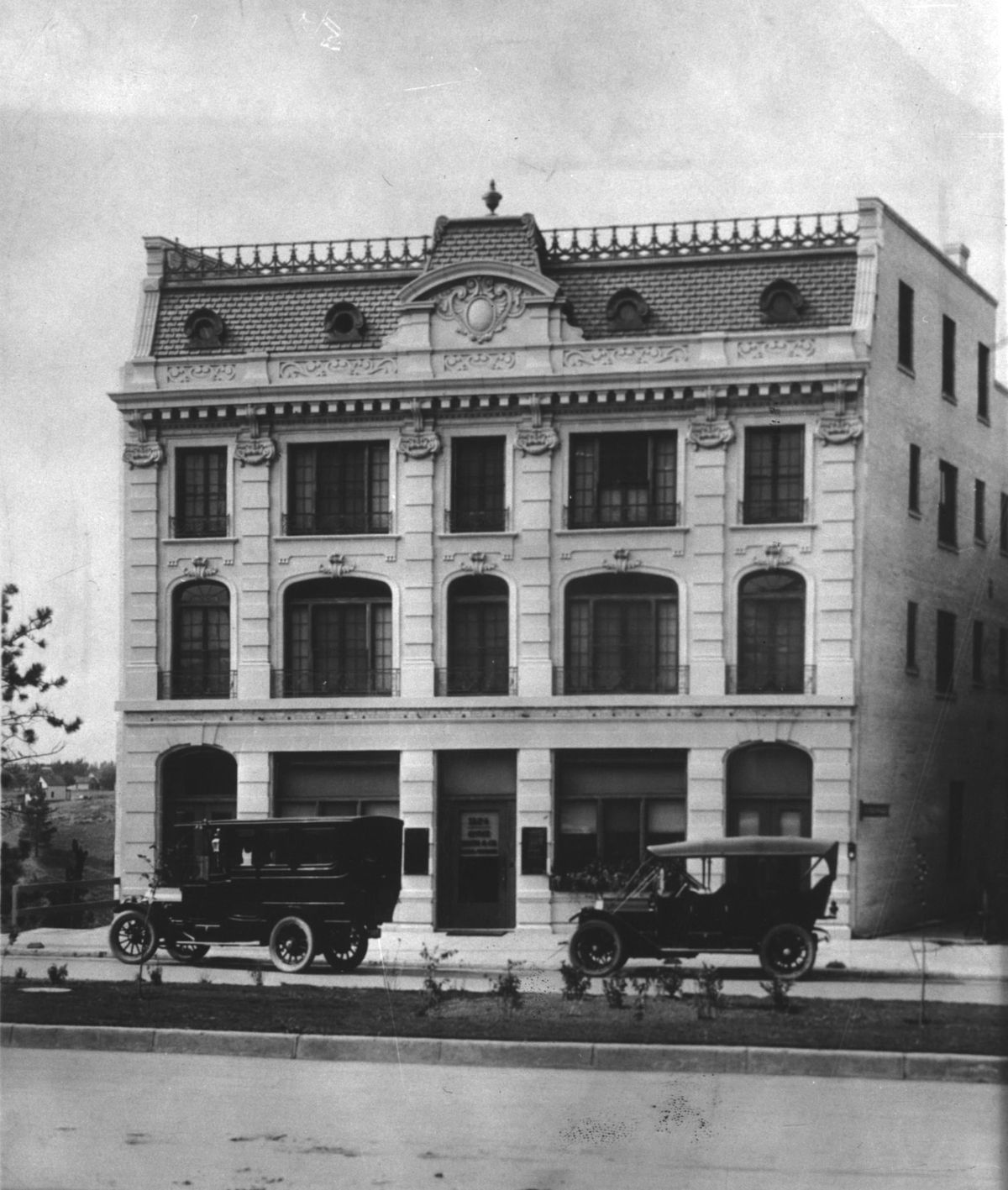 1911: The new building for Smith Funeral Home, started by Stephen M. Smith in 1889, was ready for occupancy January 1912. In the 20th century, the building joined the Elks Club, the Masonic Hall, the Spokane Club and several other buildings to be recognized as part of the Riverside Avenue National Historic District, added to the National Register of Historic Places in 1976.  (Spokesman-Review Photo Archives)