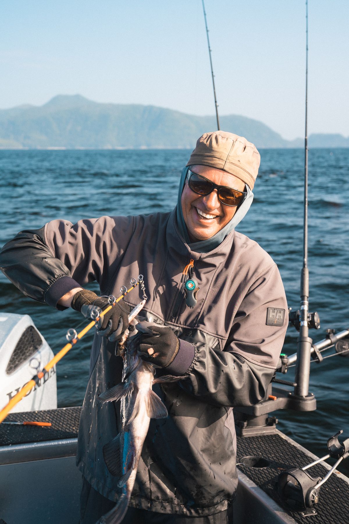 Mike Bunker, 54, of Coeur d’Alene is a fishing guide who leads tours in Washington, Oregon and Alaska. Bunker is a guide at Salmon Falls Resort in Ketchikan, Alaska, from June to September.  (Eric Rubens)
