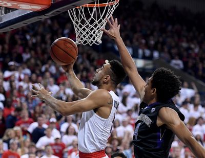 Gonzaga guard Nigel Williams-Goss scored 23 points against Washington on Wednesday. (Colin Mulvany / The Spokesman-Review)