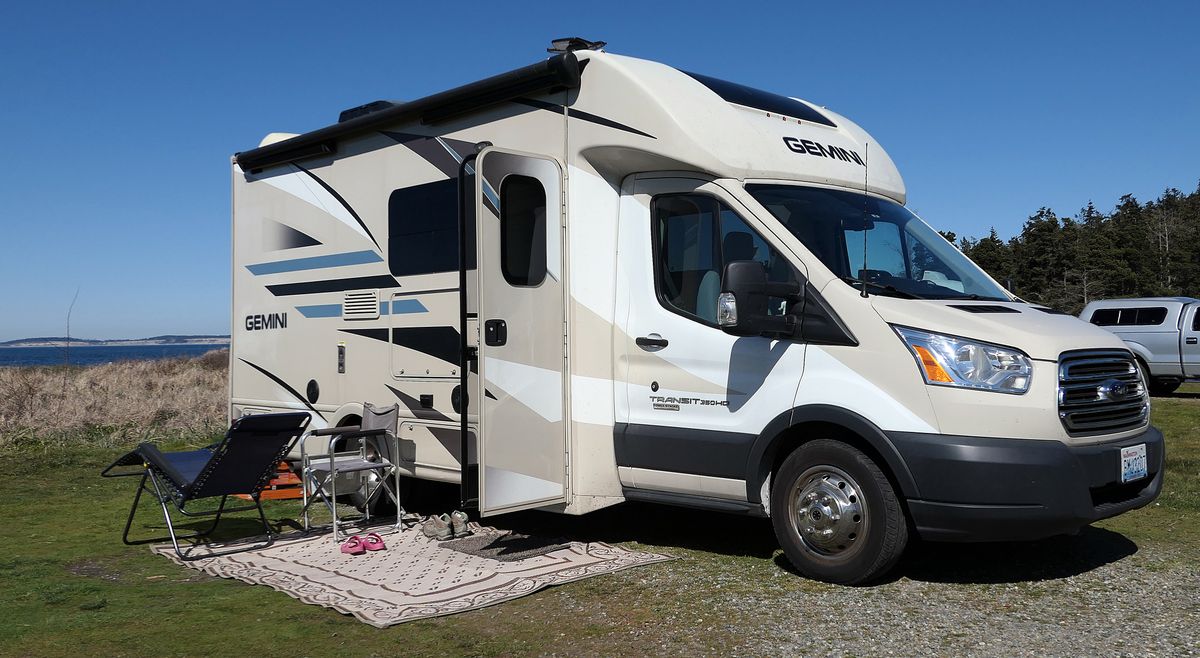 Several camping sites at Fort Flagler are steps from the beach. (John Nelson)