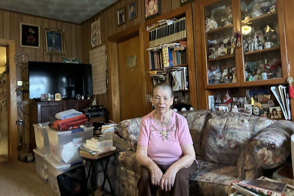 Salina Emerson, mother of Joe and Donnie Emerson, sits in the living room of the family’s Fruitland home. The Emersons have thrilled this year to see their story told in the feature film “Dreamin’ Wild.”  (Ed Condran/For The Spokesman-Review)