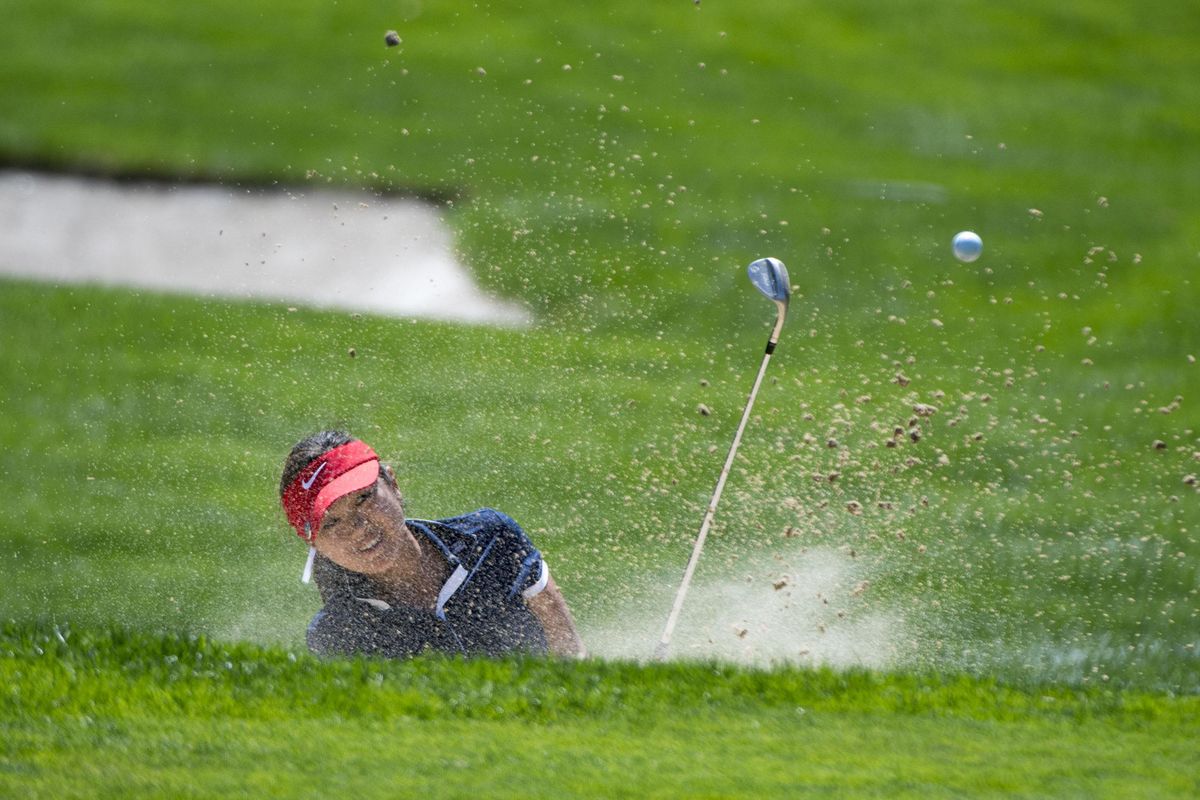 Gonzaga’s Ciera Min during the WCC Golf Championships at Blackhawk Country Club. (Kyle Terada / Kyle Terada/WCC)