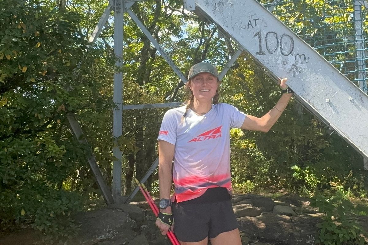 Tara Dower hiked the Appalachian Trail in 40 days, breaking the men’s and women’s records for the fastest known time of a supported run of the trail. 