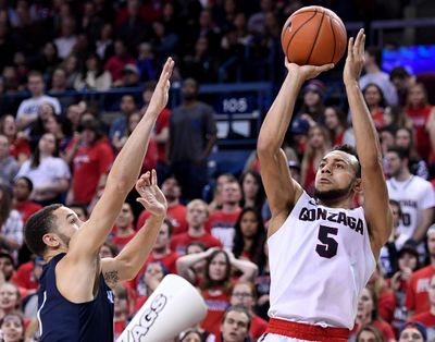 Gonzaga guard Nigel Williams-Goss was named the WCC Player of the Week for the third time this season. (Colin Mulvany / The Spokesman-Review)