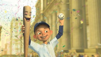 
Yankee Irving, voiced by Jake T. Austin, appears in a scene from 
