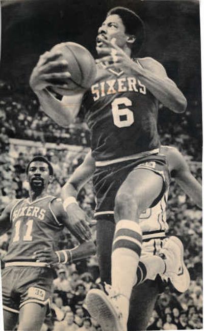 
Julius Erving wore Converse shoes when he executed his famous dunks.  Associated Press
 (File Associated Press / The Spokesman-Review)