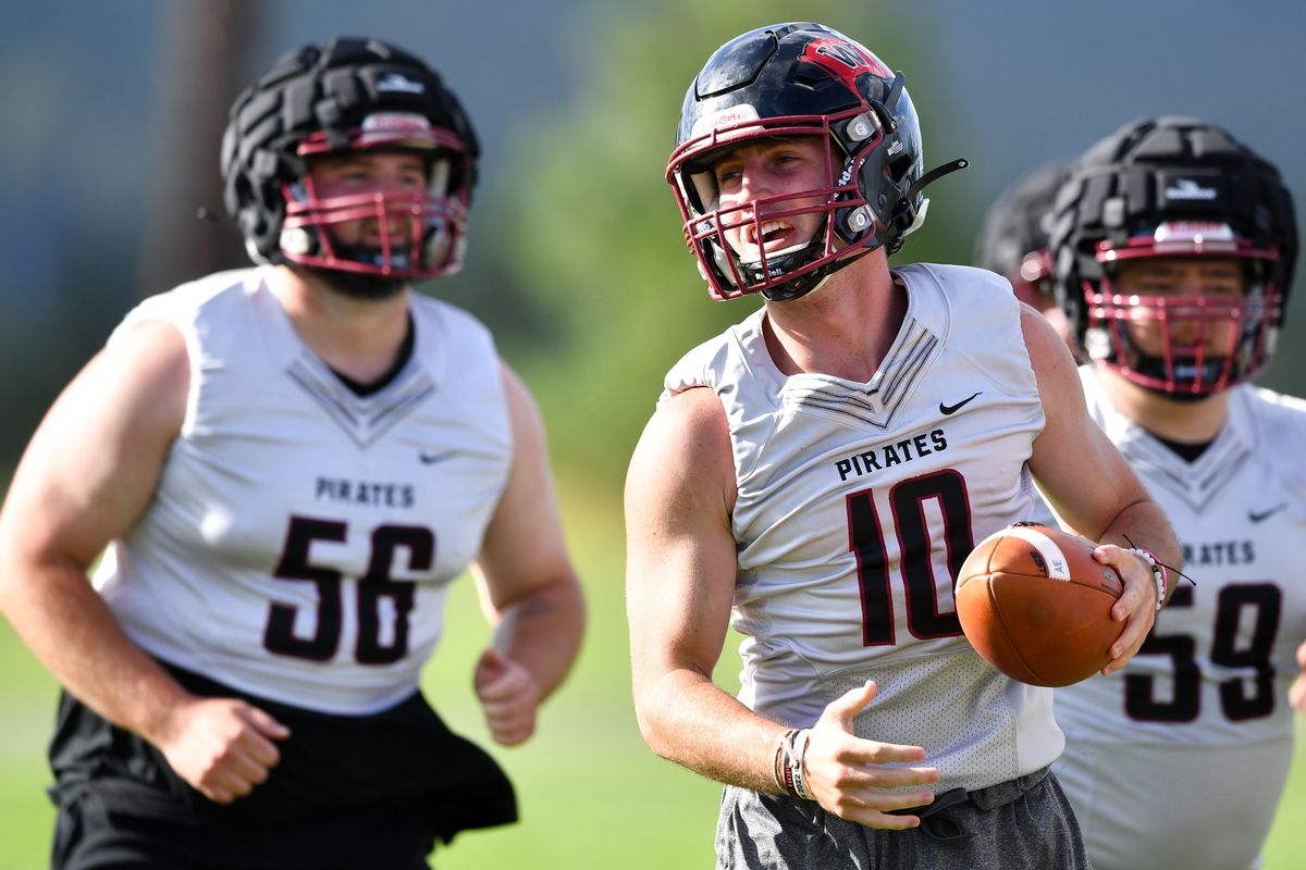 Receiver Cameron Sheley (10) is part of a deep Whitworth receiving corps.  (Tyler Tjomsland/The Spokesman-Review)