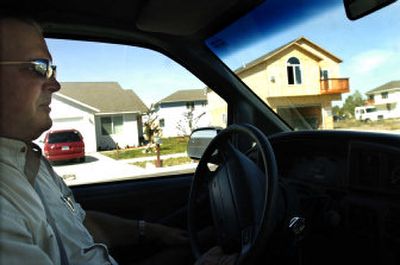 
Airway Heights City Manager Chuck Freeman drives through a new subdivision in the city Tuesday afternoon. 
 (Photos by Holly Pickett/ / The Spokesman-Review)